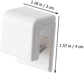 Luxshiny Wall-Mounted Toothpaste Holder Compact Space-Saving