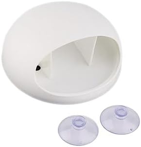 White Suction Cup Toothbrush Holder for Bathroom