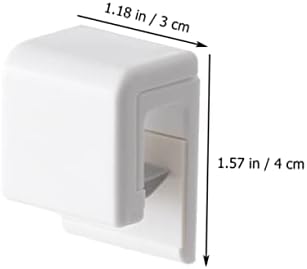 4pcs Wall Clips for Bathroom Toothpaste Holder and Toothbrush Stand