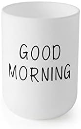 Plastic Toothbrush Holder White
