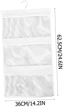 Versatile shower organizer bag for space-saving bathroom storage