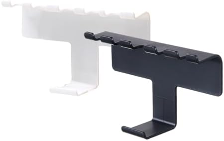 Two-Piece Self-Adhesive Plastic Toothbrush Holders