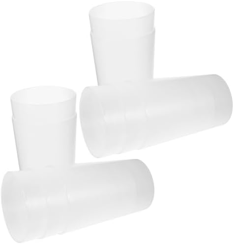 Kichvoe 10-Pack Transparent Toothbrush Cups