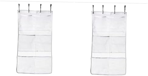Ciieeo 2-Piece Mesh Organizers for Toiletries and Kids Storage