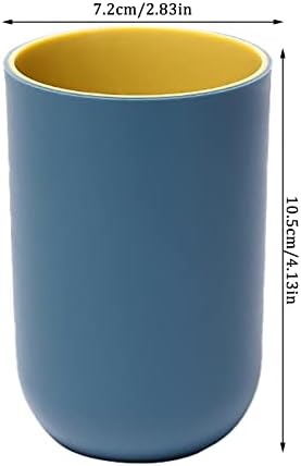 BILIKEYU Reusable Plastic Toothbrush Cup