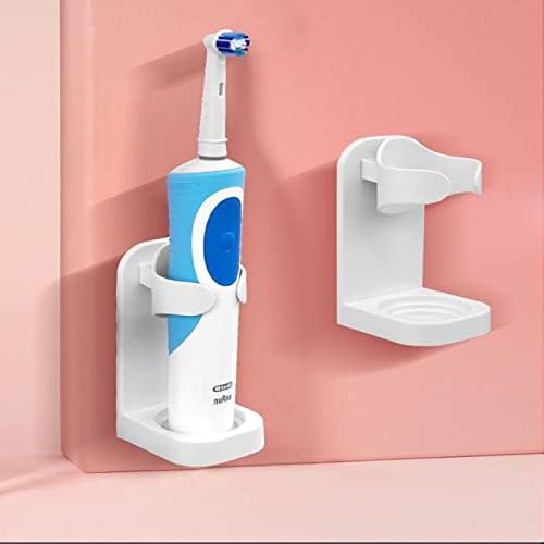 4-Piece Set Electric Toothbrush Holder Creative Traceless Wall-Mounted Organizer