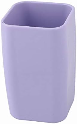 Uxcell Purple Toothbrush Cup 300ml Plastic
