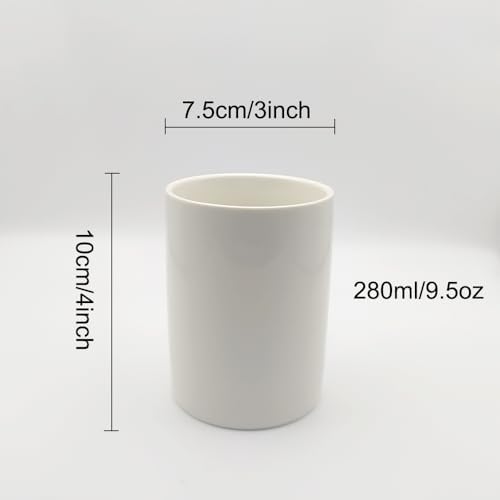 RabyLeo Simple Ceramic Mouthwash Cup Frosted Toothbrush Holder