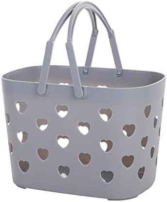 Sturdy BPA-free shower caddy with handles for bathroom essentials