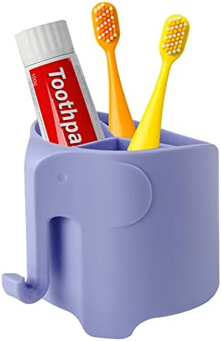 Suction Cup Elephant Toothbrush Holder for Kids