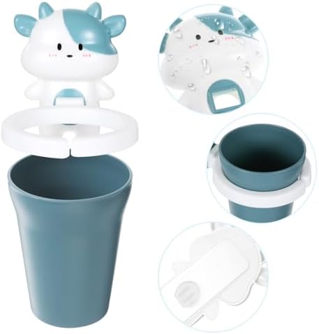 Amosfun Toothbrush Holder Wall-Mounted Durable Cute for Kids