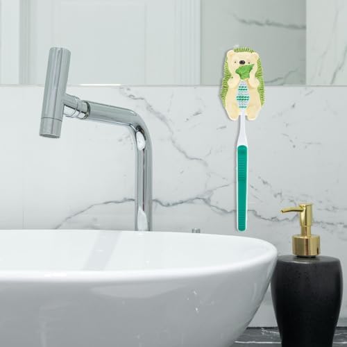 2Pcs Cartoon Hedgehog Toothbrush Holders