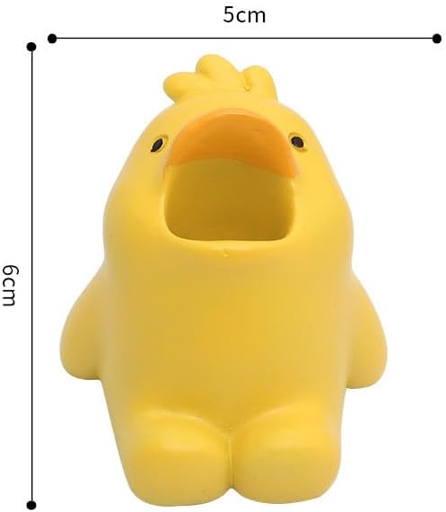 Cartoon Animal Toothbrush Holder Stand - Yellow 1