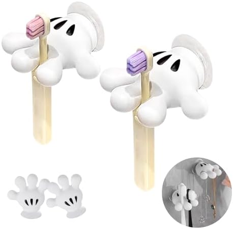 Perfect 2-Piece Toothbrush Holder with Unique Design