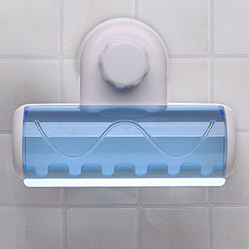 Nobu 6-Pack Suction-Cup Toothbrush Holder Set 6 Toothbrushes Easy to Use
