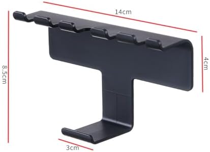 Two-Piece Self-Adhesive Plastic Toothbrush Holders