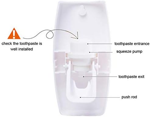 toothpaste dispenser and brush holder