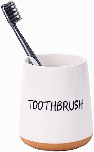 Elegant Ceramic Toothbrush Holder for Home Kitchen
