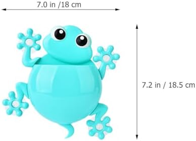 Zerodeko 2pc Cute Frog Tooth Brush Holder Storage for Kids