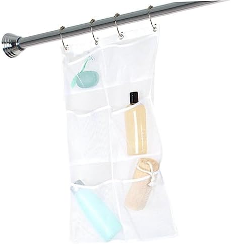 HOOTNEE Mesh Shower Organizer Bag for Bathroom Storage