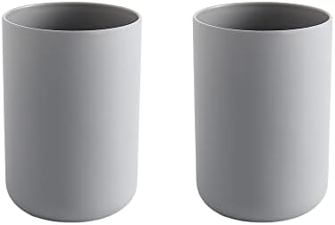 Japanese Style Toothbrush Holder 2pcs Gray