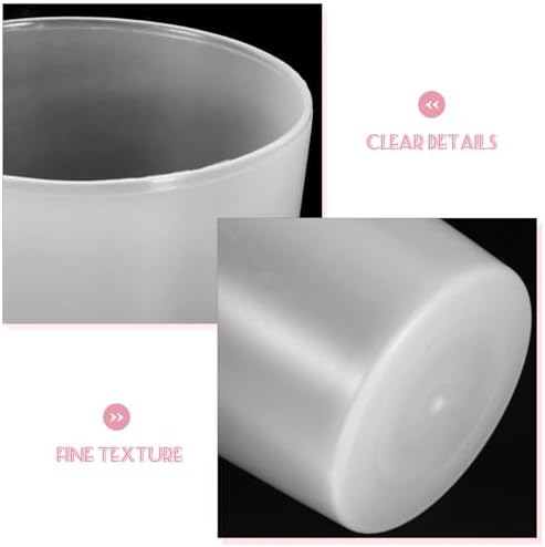 Kichvoe 10-Pack Transparent Toothbrush Cups