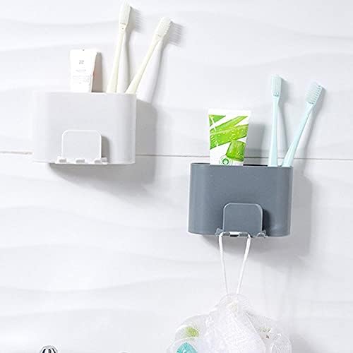 Durable Wall-Mounted Toothbrush Holder