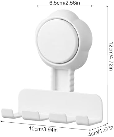 Easy Install Suction Cup Retrieves Toothbrush Holder for Bathroom