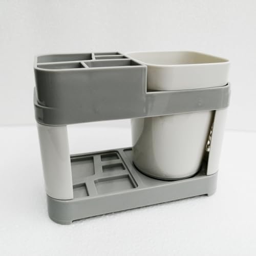 Space-Saving Acrylic Toothbrush Holder for Bathrooms