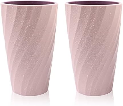 2Pack Durable Toothbrush Cup Bathroom Holder Pink