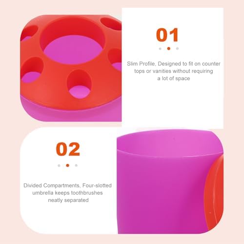 PrettyZoom Toothbrush Holder for Bathroom