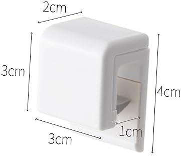 2pcs Self-Adhesive Toothpaste Storage Clip for Bathroom Organizer