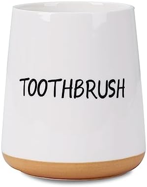 Elegant Ceramic Toothbrush Holder for Home Kitchen