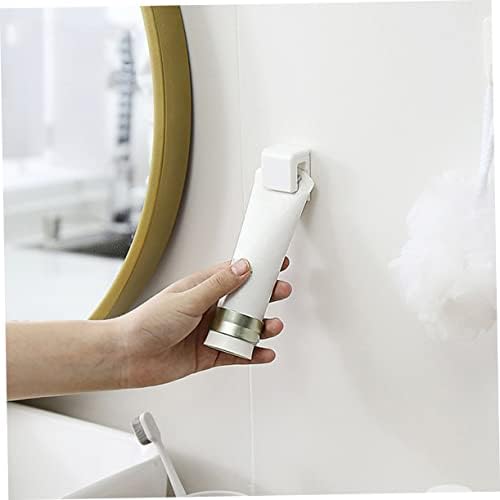 4pcs Wall Clips for Bathroom Toothpaste Holder and Toothbrush Stand
