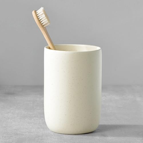 Ceramic Toothbrush Holder - Durable Eco-Friendly Bathroom Organizer