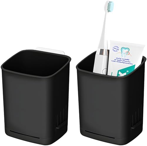 Wall-Mounted Toothbrush Holders for the Washroom