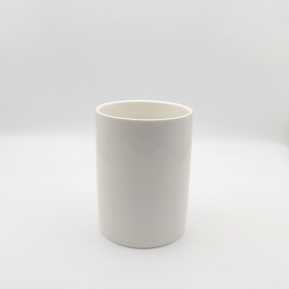 RabyLeo Simple Ceramic Mouthwash Cup Frosted Toothbrush Holder