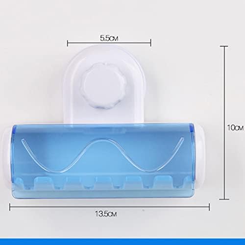 Nobu 6-Pack Suction-Cup Toothbrush Holder Set 6 Toothbrushes Easy to Use