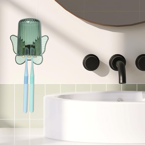 VOCOSTE Wall-Mounted Toothbrush Holder