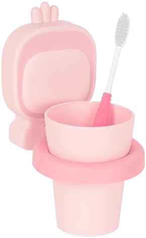 Durable Pink Toothbrush Holder WallsMounted