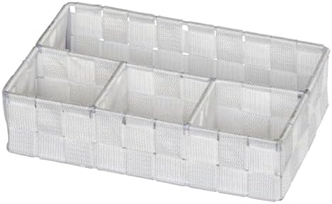 WENKO Adria Small Organizer with Four Separations White