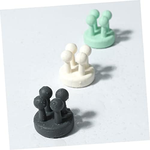 6Pcs Space Saving Wall Mounted Silicone Toothbrush Holders