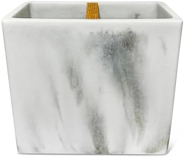 Santorini Resin Toothbrush Holder - Space-Saving Bathroom Organizer