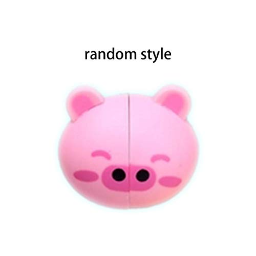 Cartoon Animal Toothbrush Holder with Suction Cups for Kids