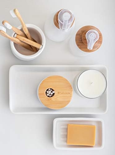Bamboo Ceramic Toothbrush Holder Odor Free