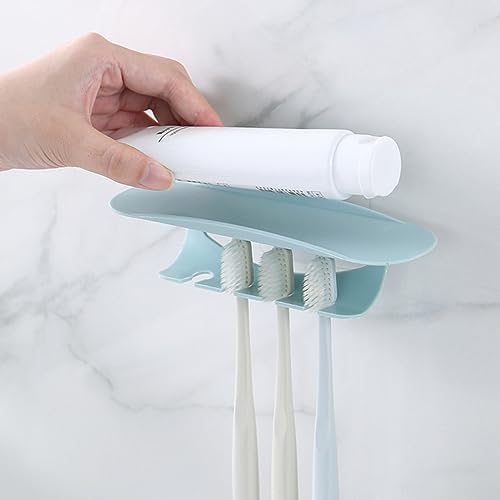 Compact Suction-Cup Toothbrush Holder
