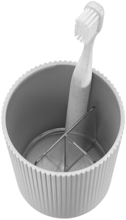 iDesign Removable Divider Toothbrush Holder for Bath