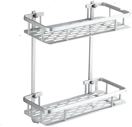 LKOP 2 Tier Rectangle Bathroom Holder Organizer