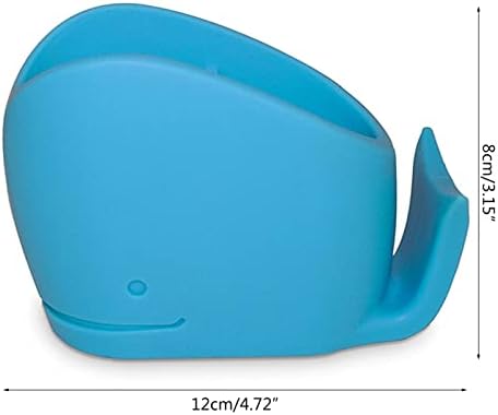 Cute Whale Kids Toothbrush Holder White