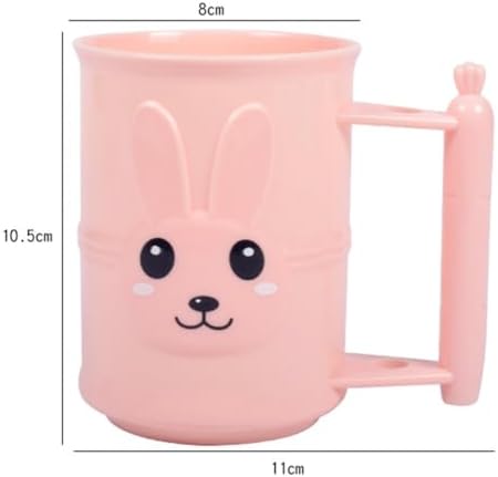 Cute Cartoon Rabbit Toothbrush Tumbler Cup